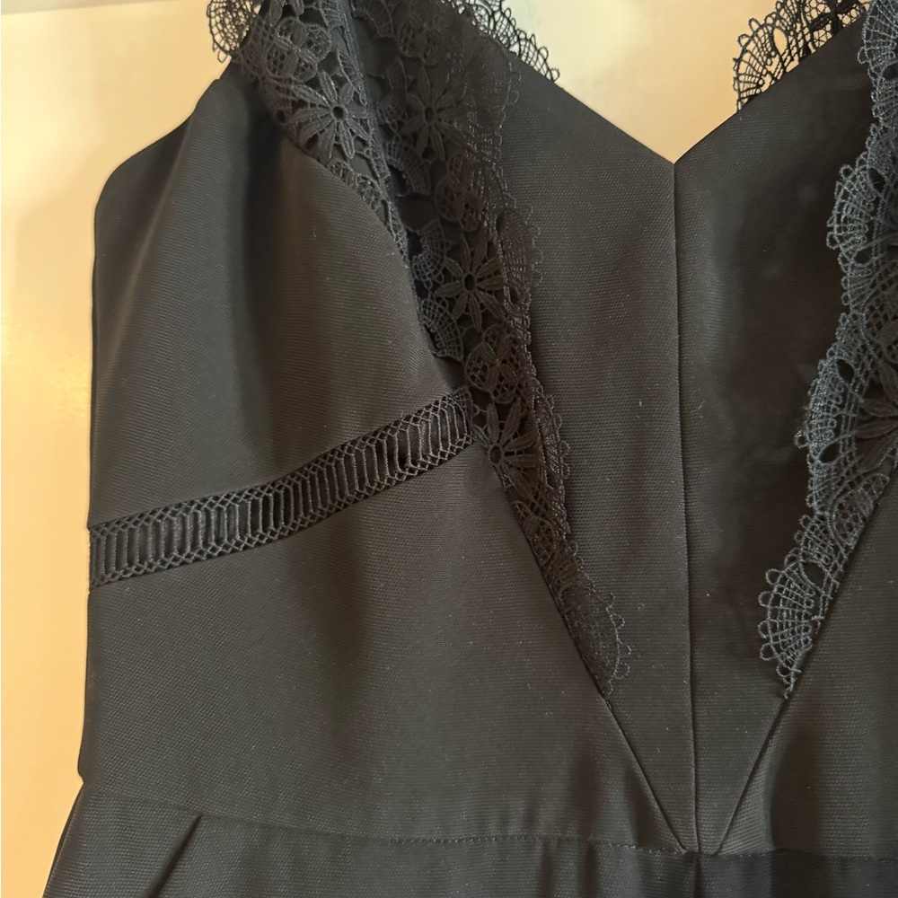 HARLYN BLACK LACE JUMPSUIT - Picture 3 of 8